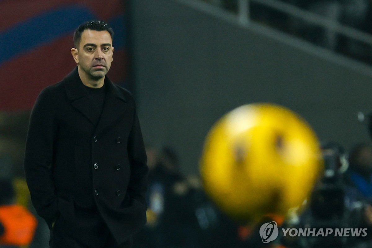 바르셀로나의 사비 감독 사진 / AP=연합뉴스