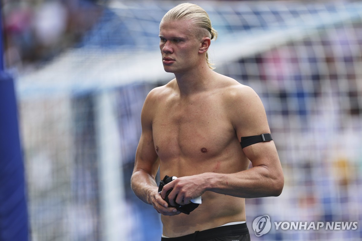EPL 100번째 출전 경기에서 선제골 따낸 엘링 홀란