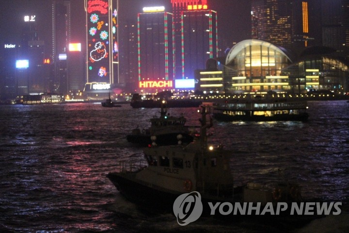 홍콩의 명물 중 하나인 스카이라인 야경 