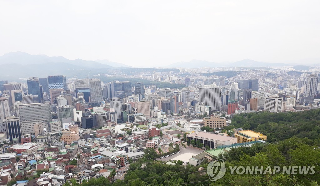 Shown in the file photo taken on May 28, 2020, is a view of the capital city of Seoul. (Yonhap)