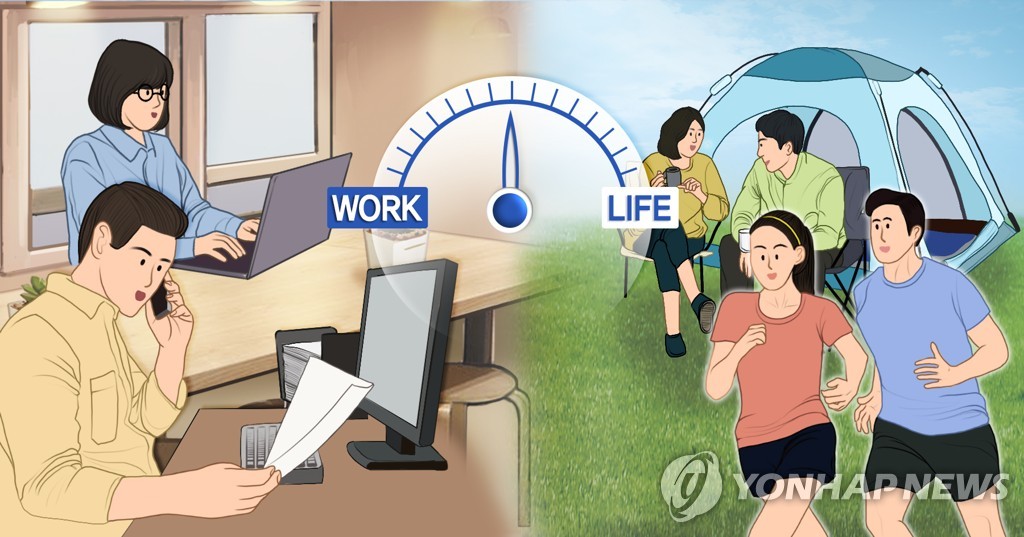 مسح اجتماعي : نصف البالغين الكوريين الجنوبيين يقدرون التوازن بين العمل والحياة - 2