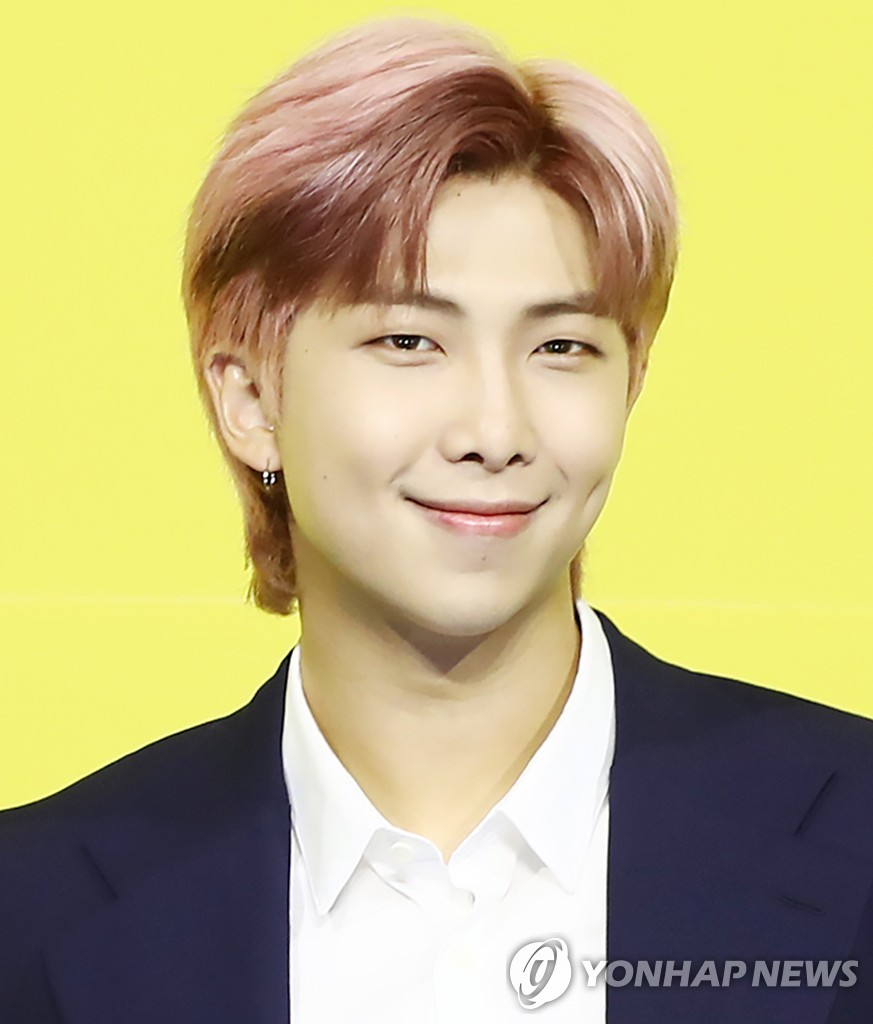 RM, a member of the K-pop supergroup BTS (Yonhap)
