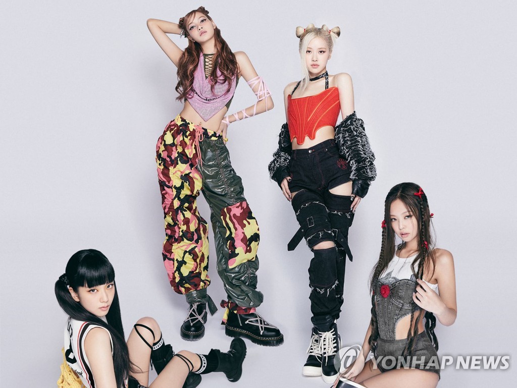 La foto, proporcionada por YG Entertainment, muestra al grupo femenino de K-pop BLACKPINK. (Prohibida su reventa y archivo)
