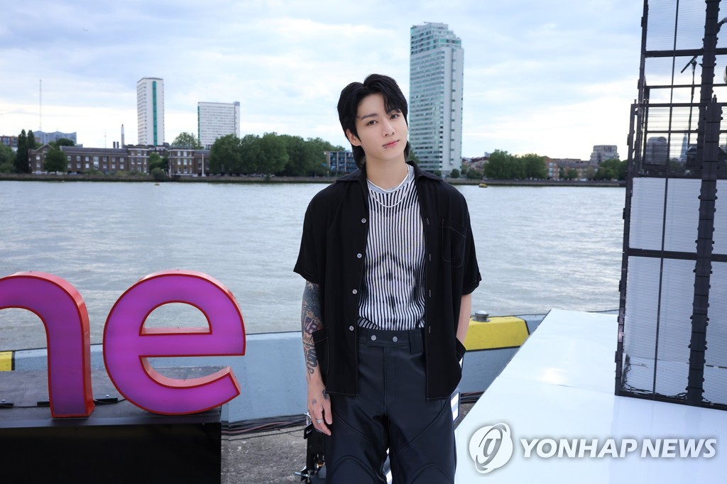 This undated photo shows Jungkook during his appearance on BBC's "The One Show." (PHOTO NOT FOR SALE) (Yonhap)