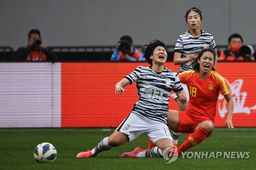 China beat South Korea in extra time to book Olympic women's football spot