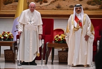 교황, 처음으로 걸프국 바레인 방문…