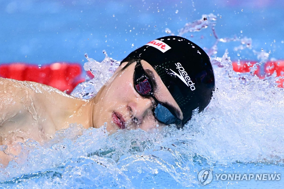 황선우, 준결승 2위로 세계선수권 자유형 200ｍ 결승 진출(종합)