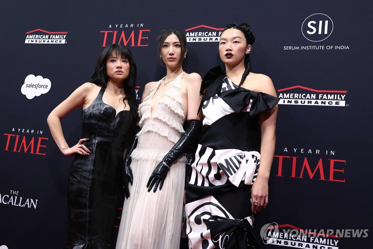 케데헌 '골든' 노래 부른 레이 아미, 이재, 오드리 누나