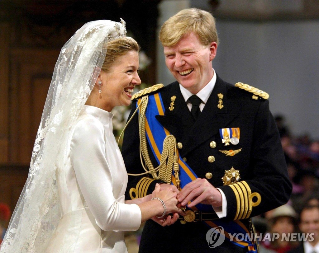 막시마와 네덜란드 빌럼-알렉산더르 왕세자의 결혼