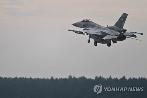 폴란드군이 운용 중인 F-16 전투기