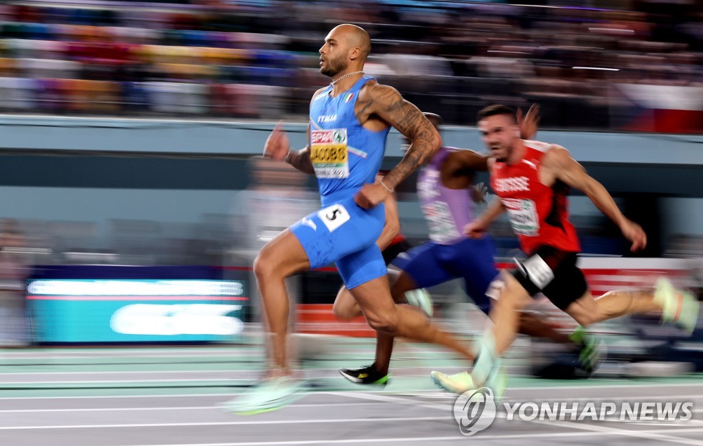 세계에서 가장 빠른 회계사 아모-다드지, 남자 100ｍ 9초93 | 연합뉴스