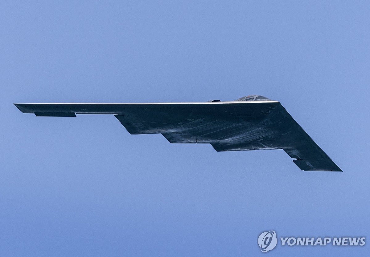 미국 공군의 B-2 스텔스 폭격기