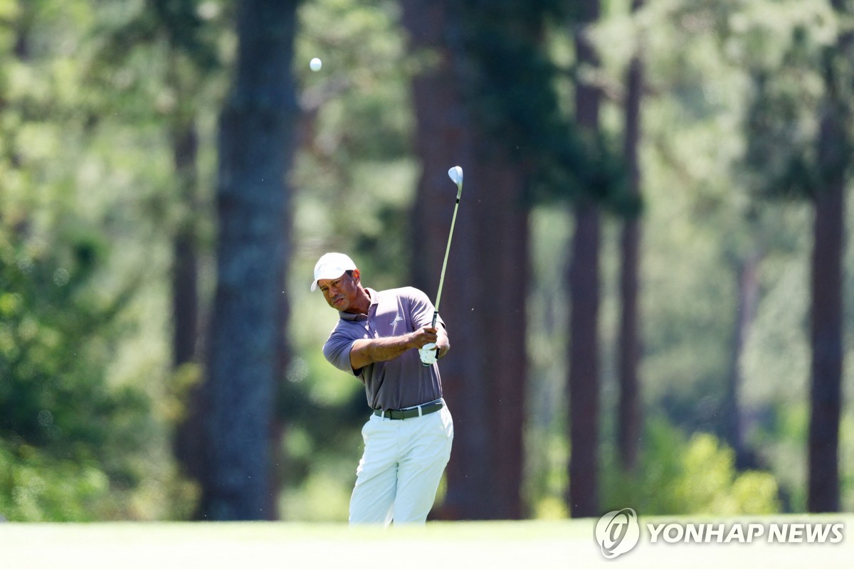 우즈의 경기 모습 사진 / AFP=연합뉴스