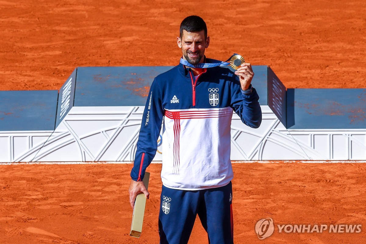 2024년 파리 올림픽 금메달 조코비치