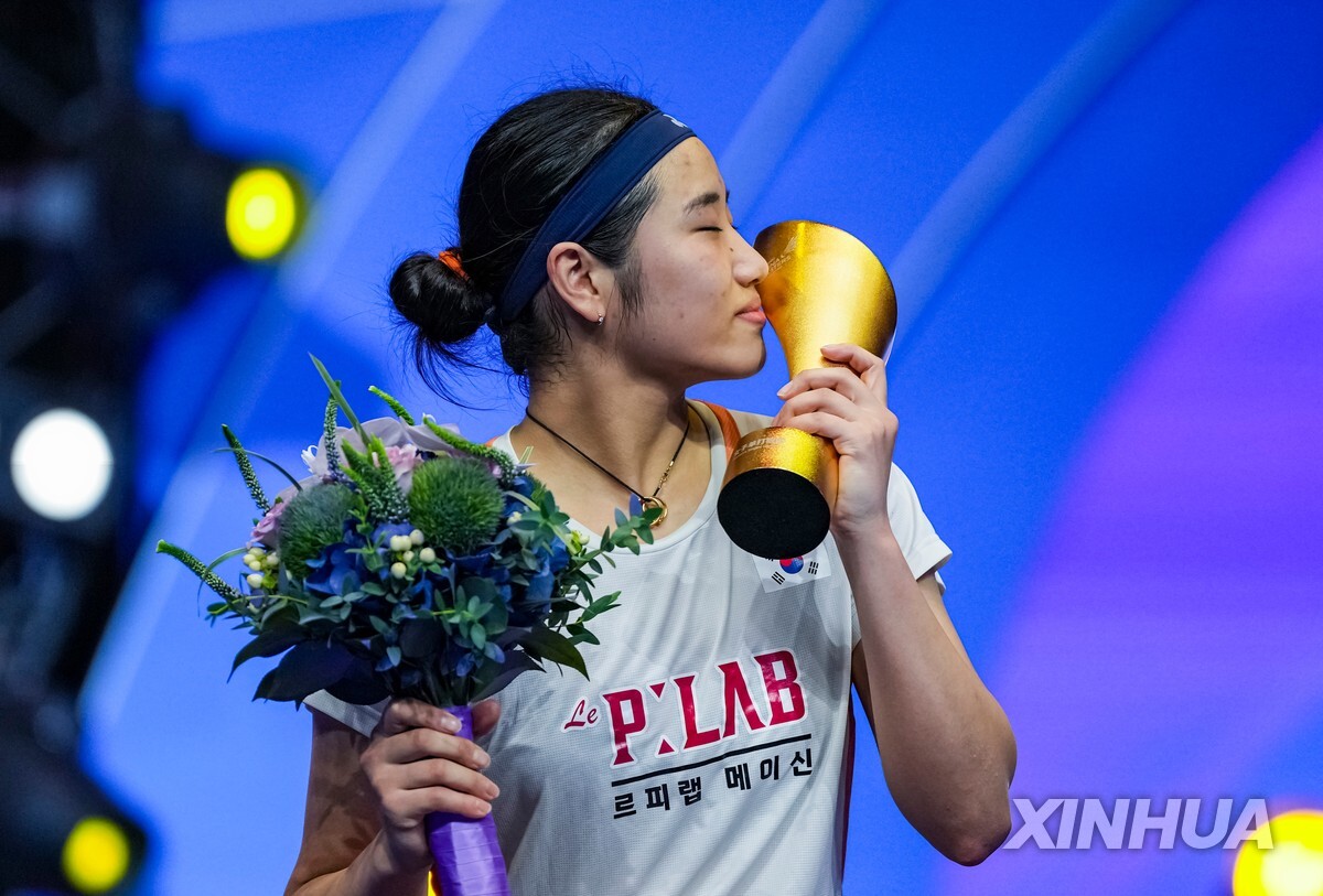 '중국 마스터스 2연패' 안세영