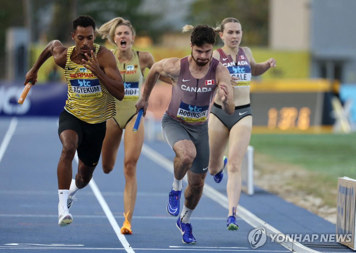 혼성 1,600ｍ 계주 경기