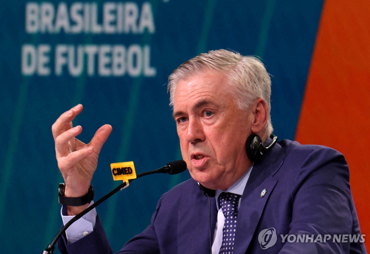 안첼로티 브라질 축구대표 감독, 첫 선수 소집서 네이마르 제외