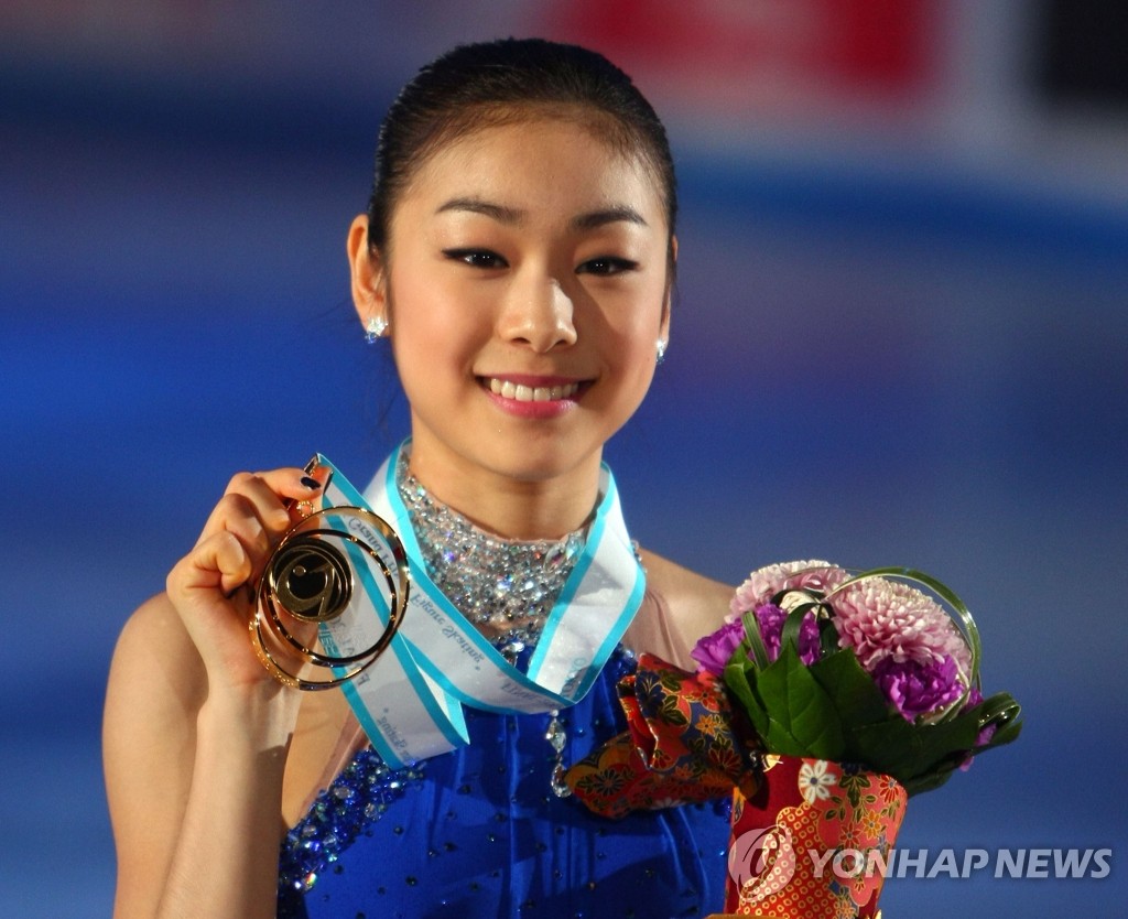 김연아 "경기는 불만족..시리즈 잘 마무리 다행" | 연합뉴스