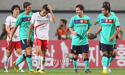El FC Barcelona planea jugar en mayo un partido amistoso con un club surcoreano en Seúl