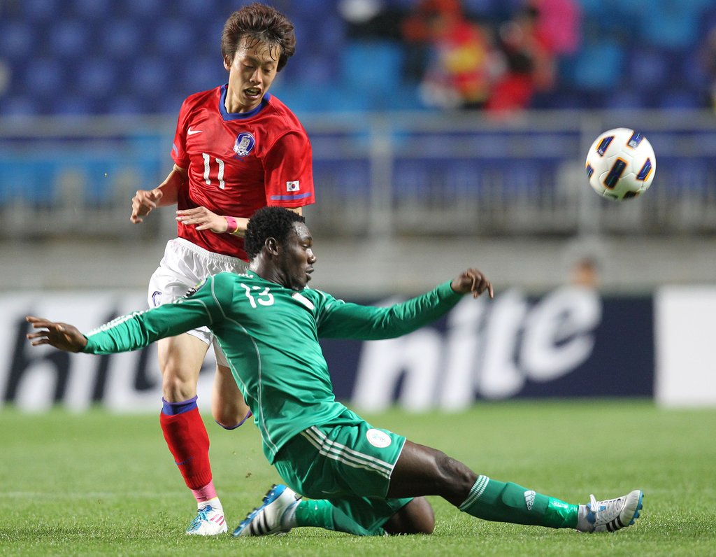 -수원컵축구- 한국, 나이지리아에 0-1 패배 | 연합뉴스