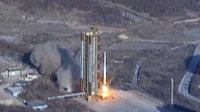 北朝鮮が「宇宙発射体」発射　韓国軍は失敗の可能性含め分析中