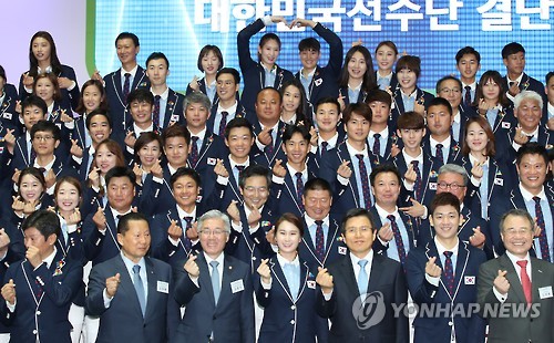 韓国選手団 リオ五輪開会式で５２番目に入場 聯合ニュース