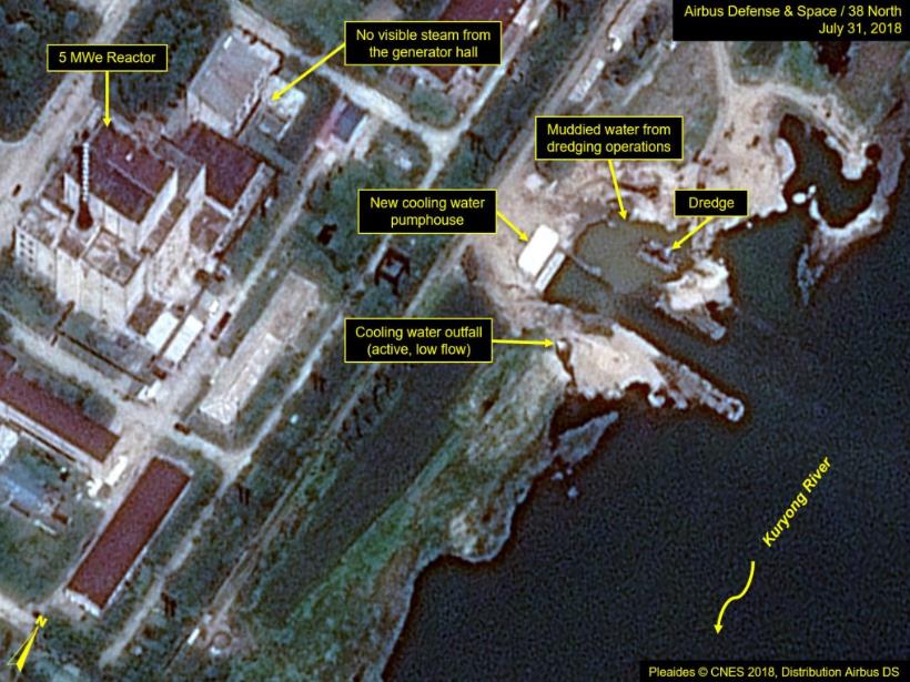 La centrale nucléaire de Yongbyon est active, selon 38 North