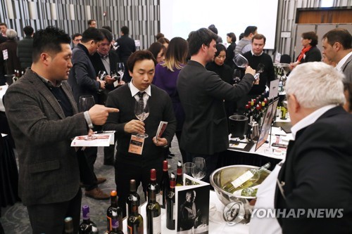 Dégustation de vins français