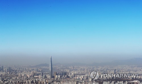 내일 수도권 미세먼지 또 '나쁨'…남부지방은 밤부터 비