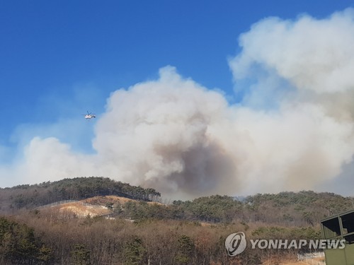 '건조주의보에 강한 바람'…강화 등 수도권 곳곳서 산불