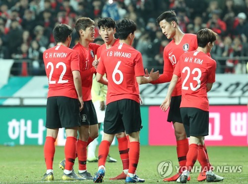 S. Korea up one spot to 37th in April FIFA rankings