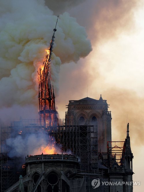 S. Korea expresses regret over massive fire at Notre Dame Cathedral