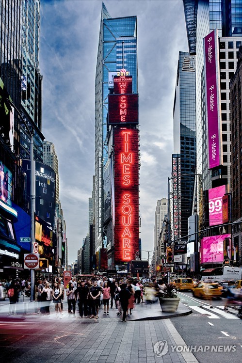 Samsung Electronics proporciona pantallas de señalización led en Times Square