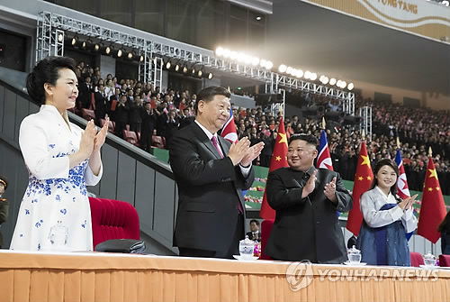 Xi Jinping en Corea del Norte