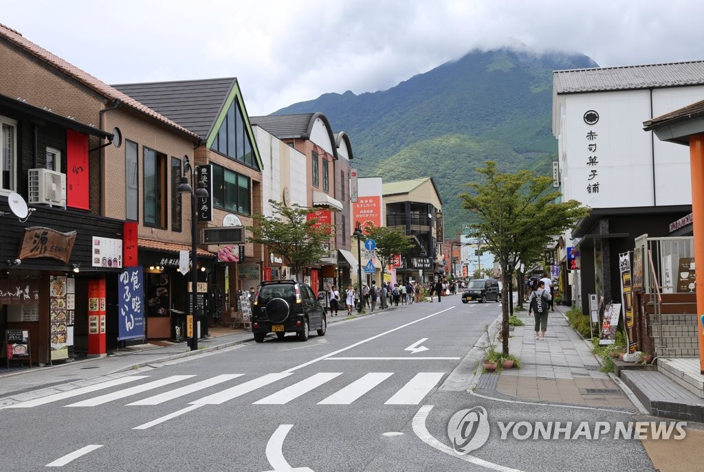 韓国人客が減り、閑散とした大分・湯布院の街（資料写真）＝（聯合ニュース）