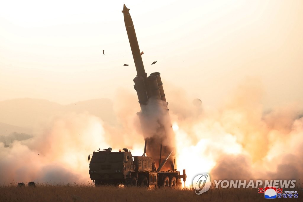 北朝鮮の「超大型放射砲」連続発射　技術完成度高め韓米に圧力？