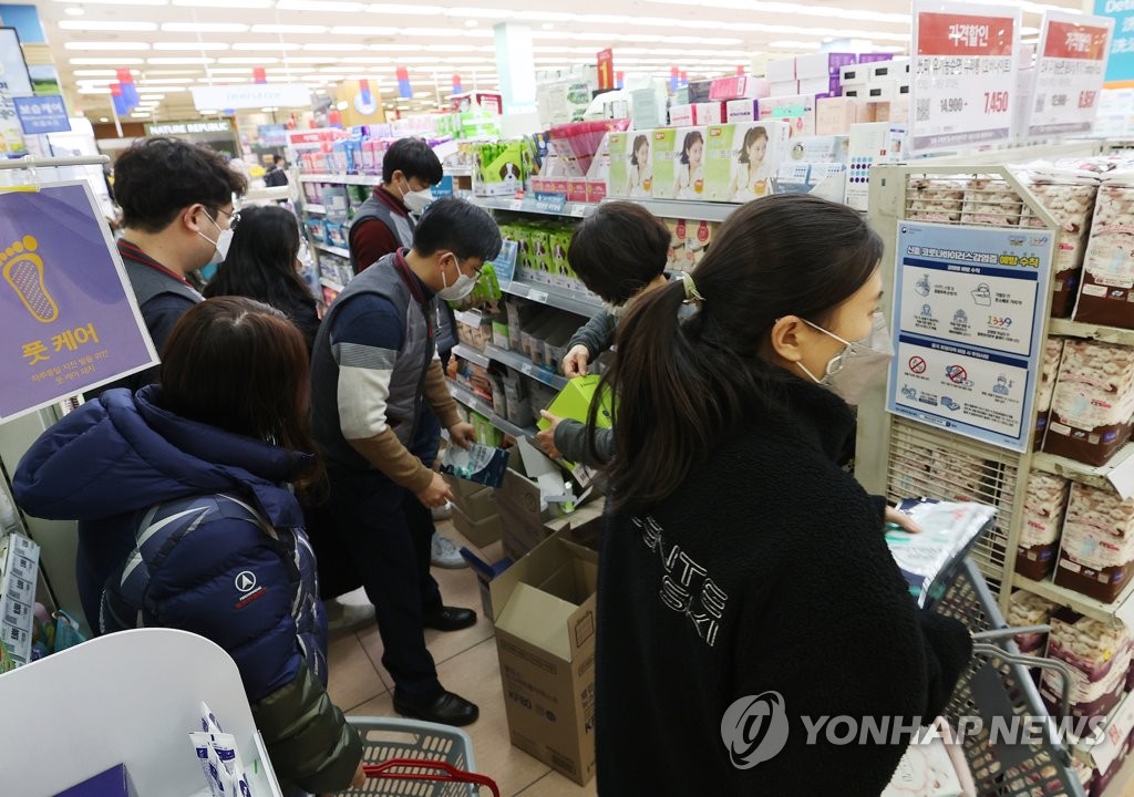 マスクの需要増に総力　買い占め取り締まりも＝韓国政府