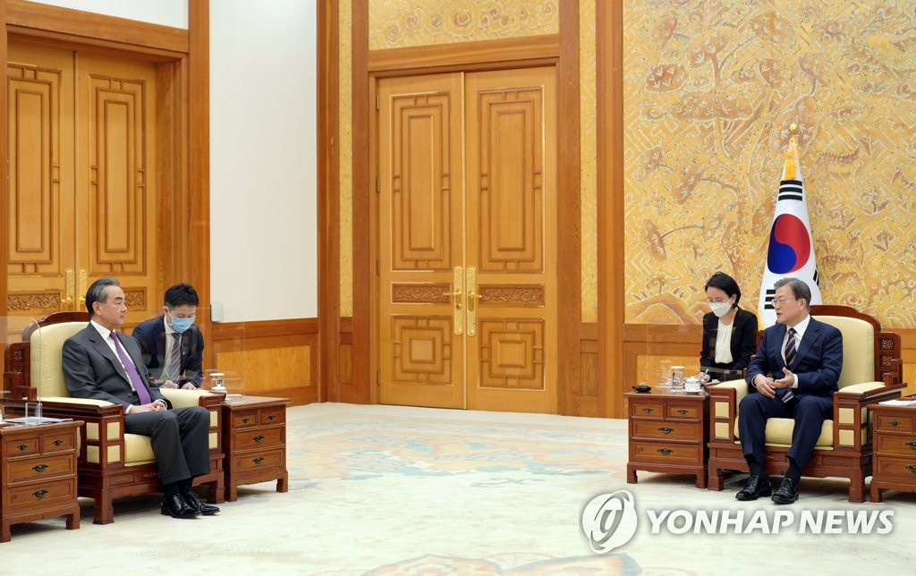 習主席「条件整えば訪韓したい」　文大統領にメッセージ