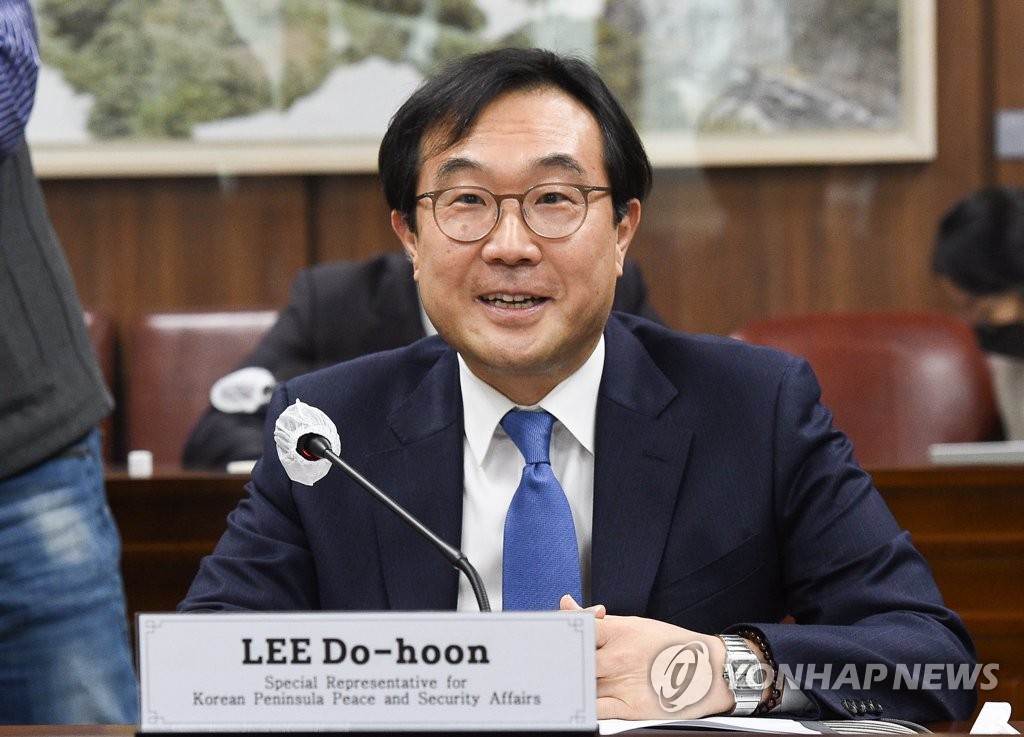 This file photo from Dec. 9, 2020, shows Lee Do-hoon, then special representative for Korean Peninsula peace and security affairs at the foreign ministry in Seoul. (Pool photo) (Yonhap)