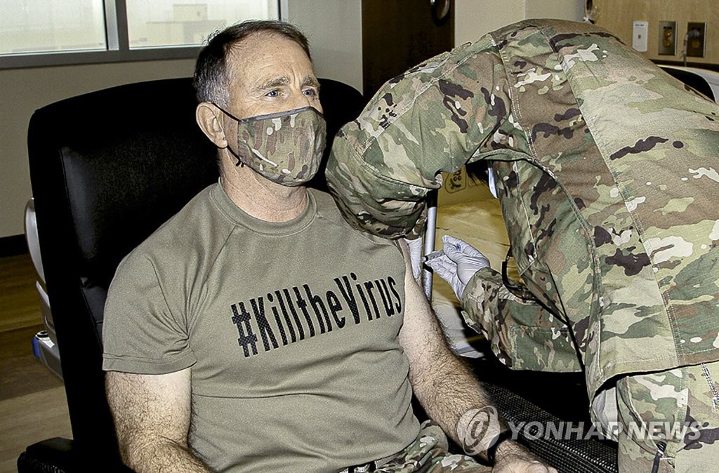 在韓米軍用ワクチン　軍内の韓国人への接種許可＝国防部