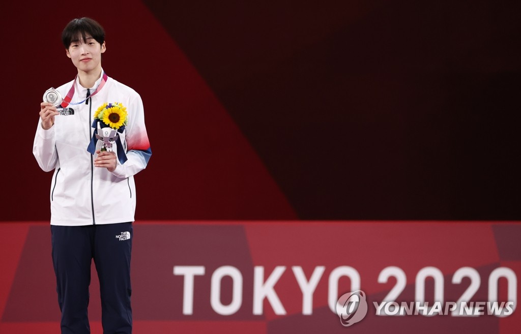 [올림픽] 이다빈, 도쿄올림픽 태권도 은메달