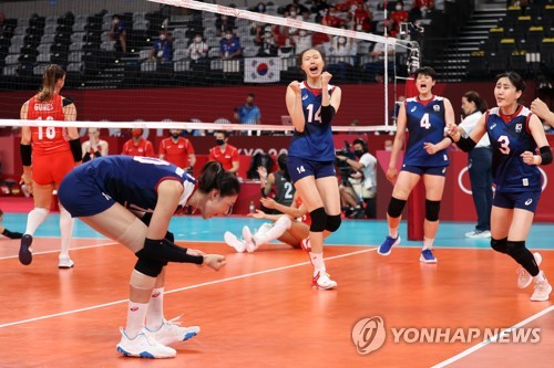 (LEAD) (Olympics) Nothing to lose, everything to gain, as S. Korea takes on Brazil in volleyball semis