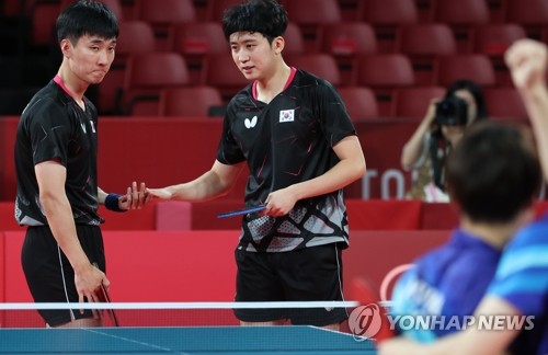 (Olympics) S. Korea falls to Japan to miss out on bronze in men's team table tennis