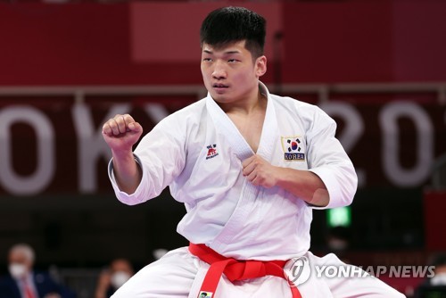 (Olympics) Park Hee-jun narrowly misses inaugural medal in karate