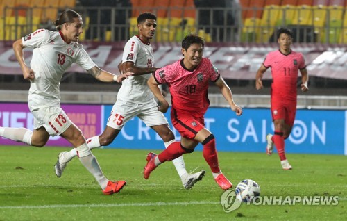 S. Korea chasing 1st win of final World Cup qualifying round vs. Lebanon