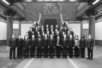 탄소중립선언 1주년 다시 흑백 사진 촬영한 문 대통령