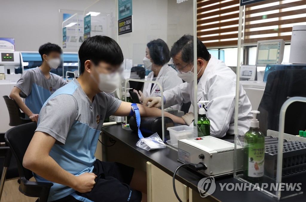 올해 첫 병역판정검사 모습