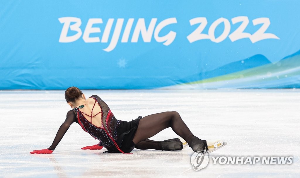 도핑 양성 반응을 보이고 베이징올림픽에 출전한 발리예바