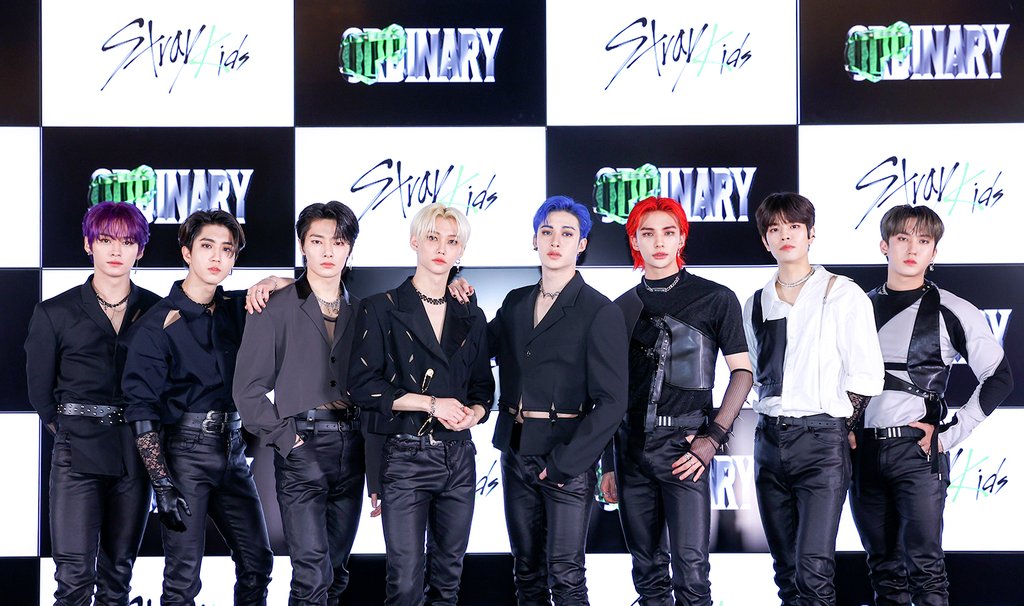 A file photo of K-pop boy group Stray Kids, provided by JYP Entertainment. (PHOTO NOT FOR SALE) (Yonhap)