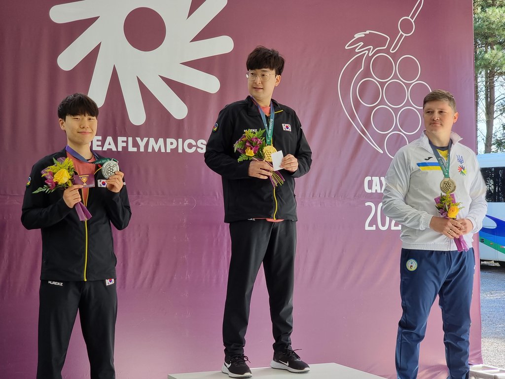 사격 김태영, 데플림픽 남자 25ｍ 속사권총 금메달
